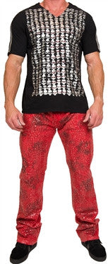 Robin's Jean In Red Aquarium  (Siam Swarovski)