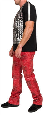 Robin's Jean In Red Aquarium  (Siam Swarovski)