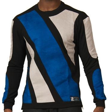 Star Status Club Long Sleeve (Black/Blue/Grey)