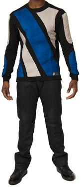 Star Status Club Long Sleeve (Black/Blue/Grey)