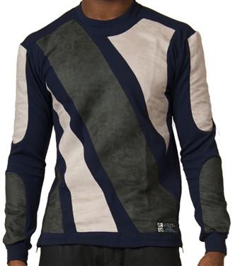 Star Status Club Long Sleeve (Navy/Grey/Green)