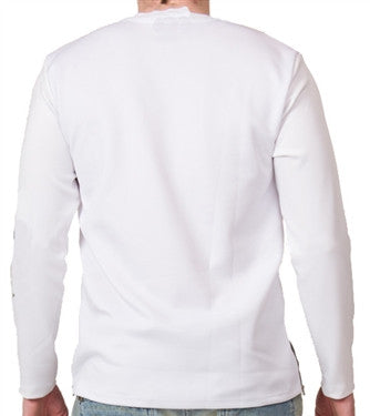 Star Status Club Long Sleeve (White/Mint/Blue)