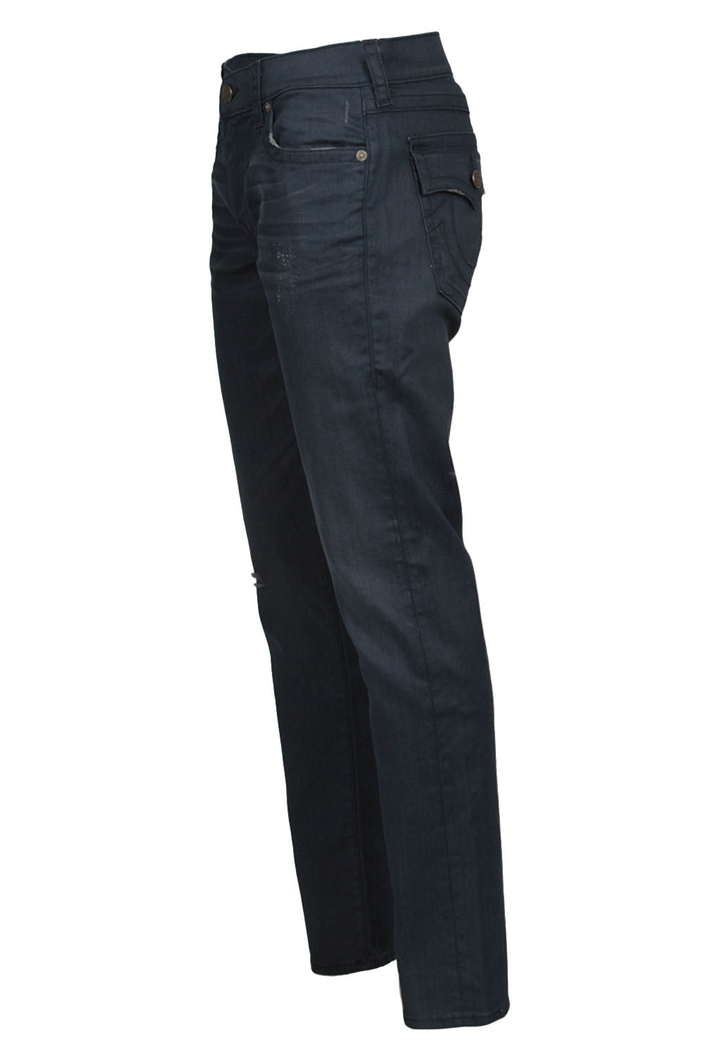 True Religion Geno Flap Pitch Dark Denim Side