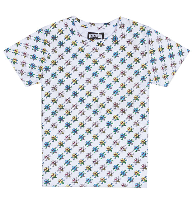 CARAMEL SS KNIT-WHITE