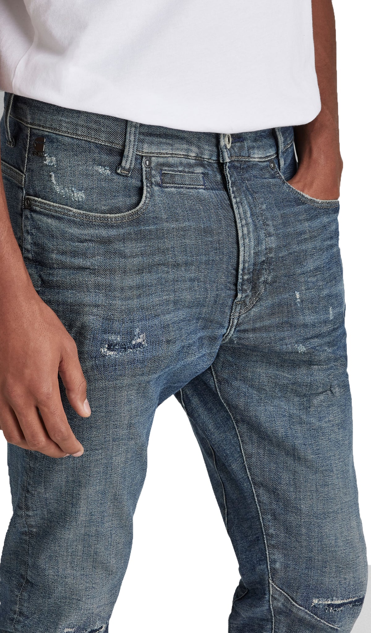 BORAKI SUPERSTRETCH DENIM - FADED BLUES RESTORED