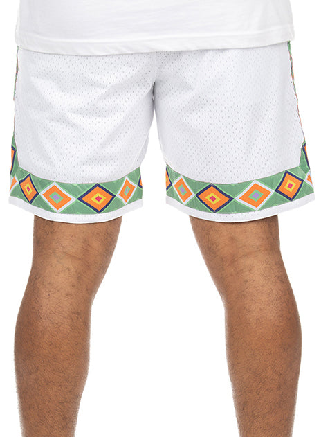 BB Up Two Basketball Shorts-White