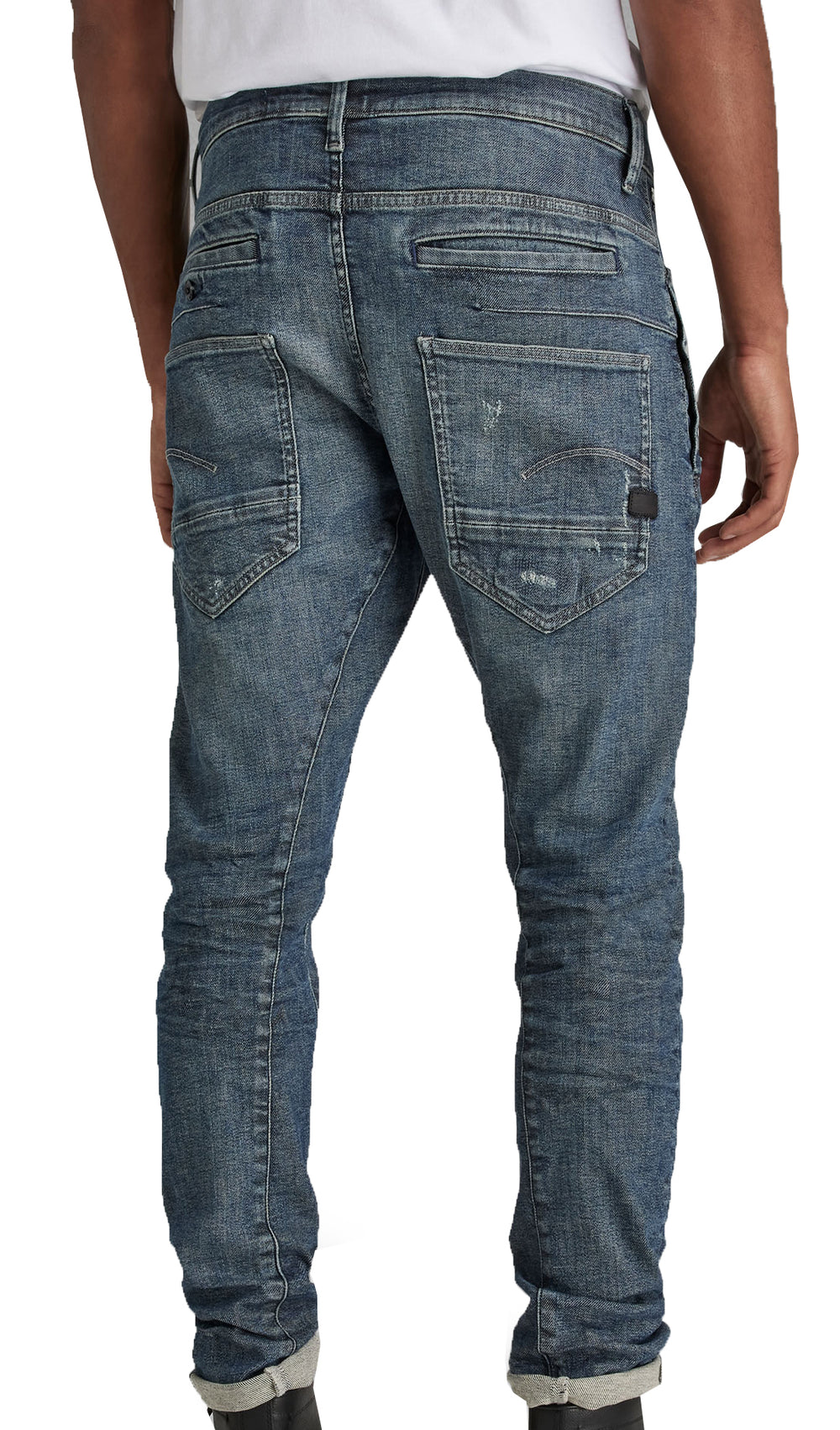 G-Star RAW Boraki Superstretch Denim jeans in Faded Blues Restored – view 2 of 3