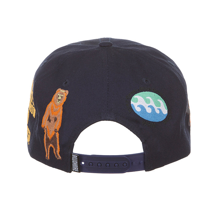 Billionaire Boys Club BB Yellowstone Snapback Hat in navy – view 2 of 4