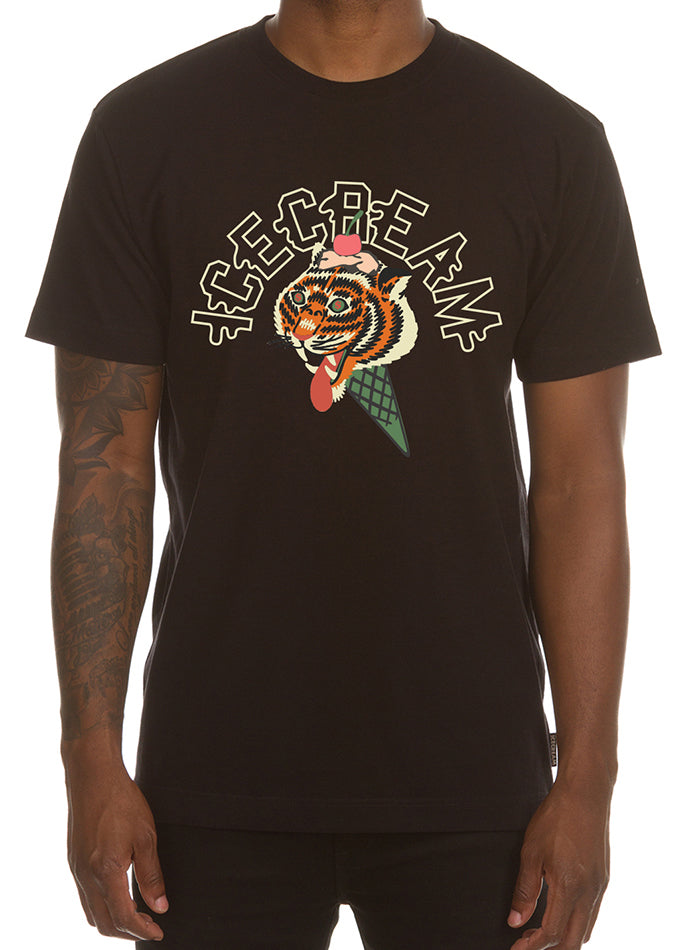 TIGER STYLE SS TEE - BLACK