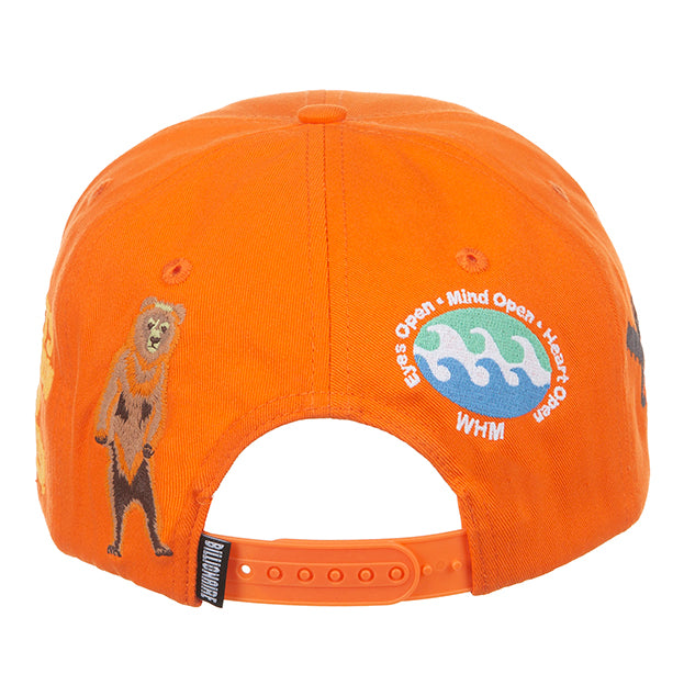 BB YELLOWSTONE SNAPBACK HAT - RED ORANGE