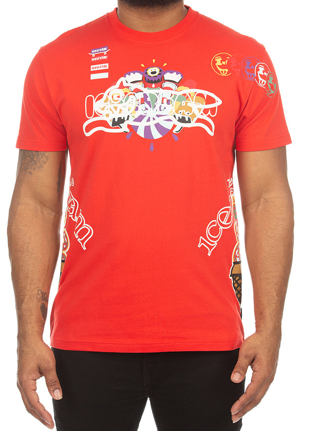 ZORLAC SS KNIT - TOMATO