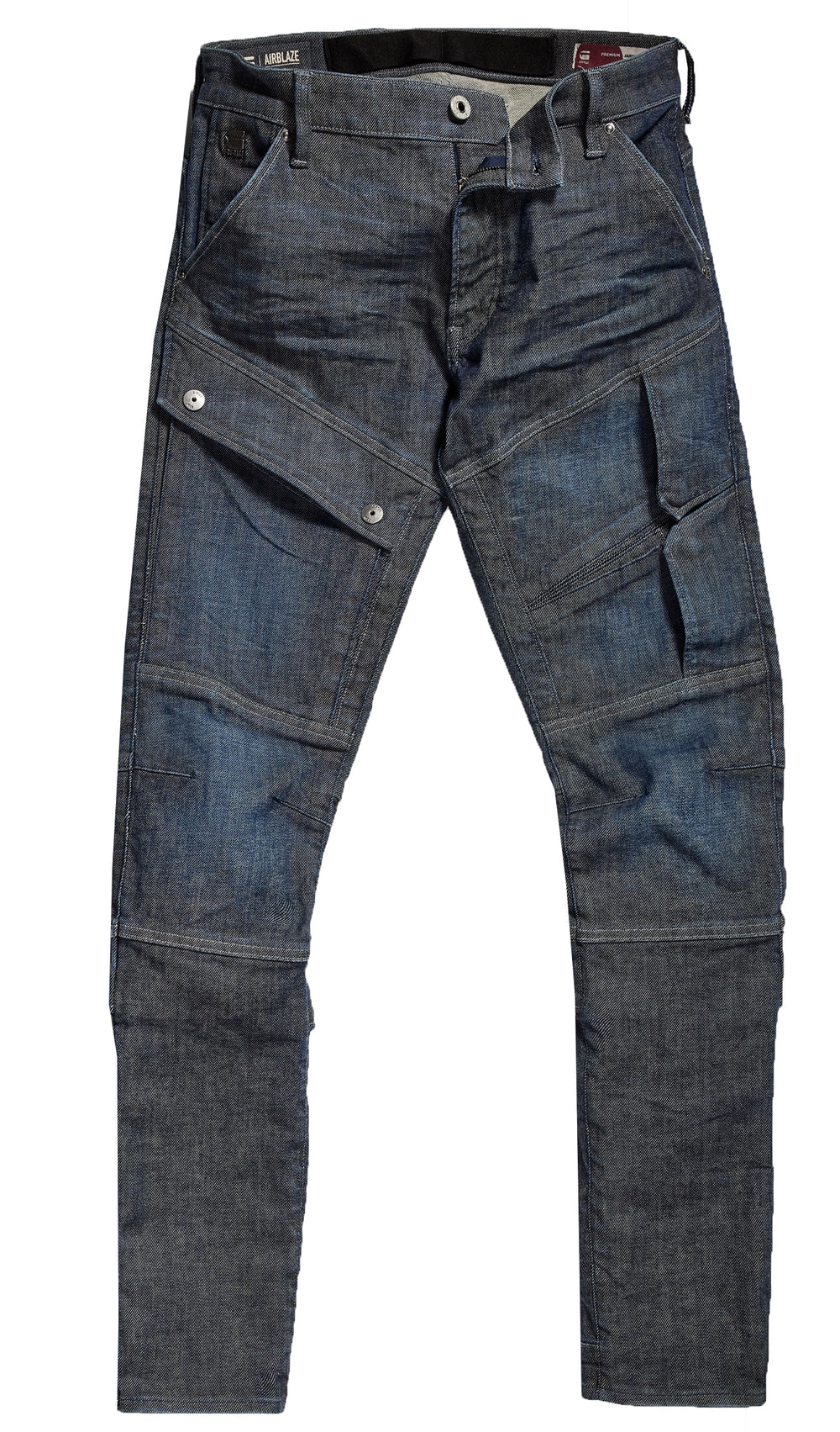 G-Star RAW Airblaze 3D Skinny in worn in blues – view 1 of 3