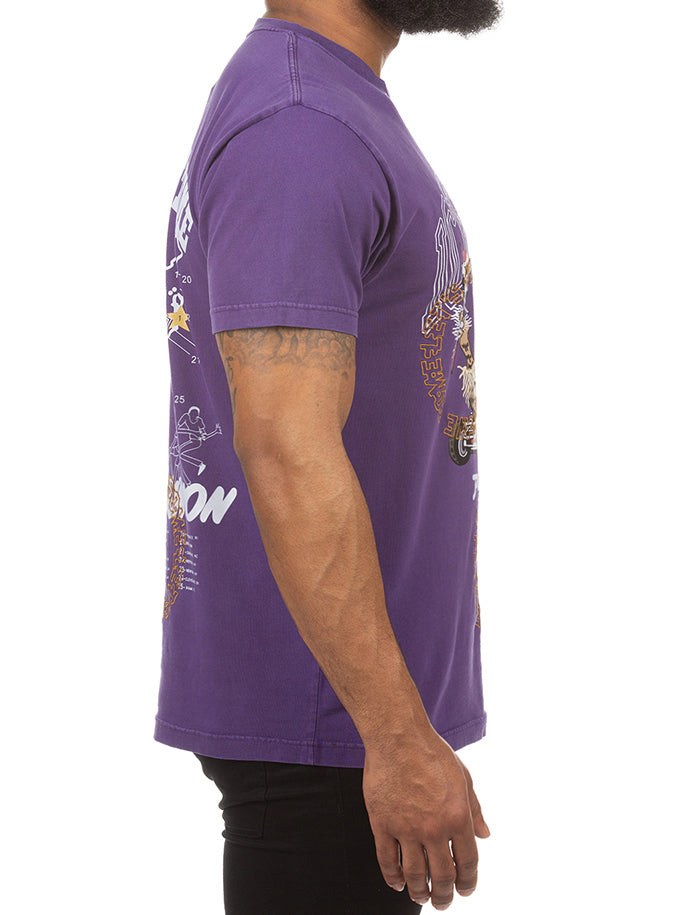 FAMILY REUNION SS KNIT TOP - PRISM VIOLET