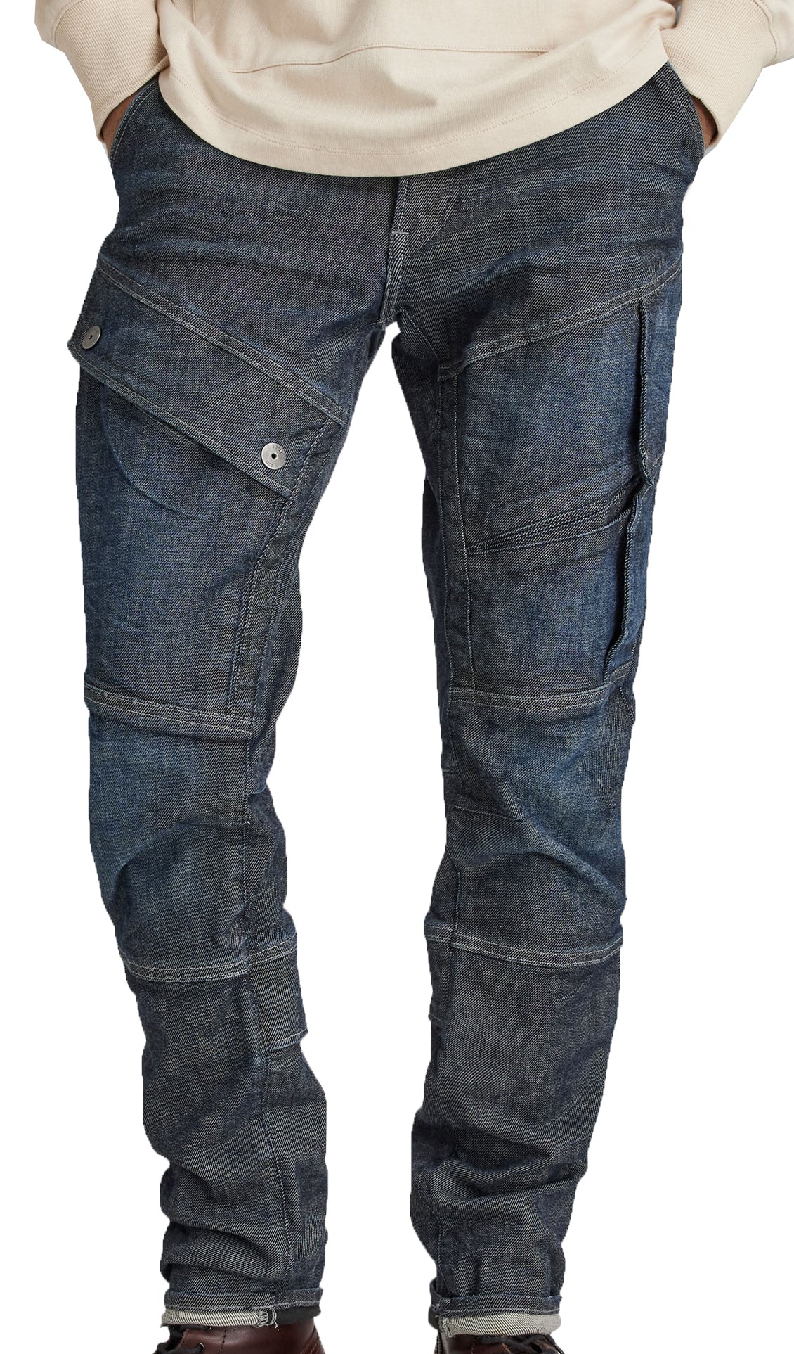 G-Star RAW Airblaze 3D Skinny in worn in blues – view 2 of 3