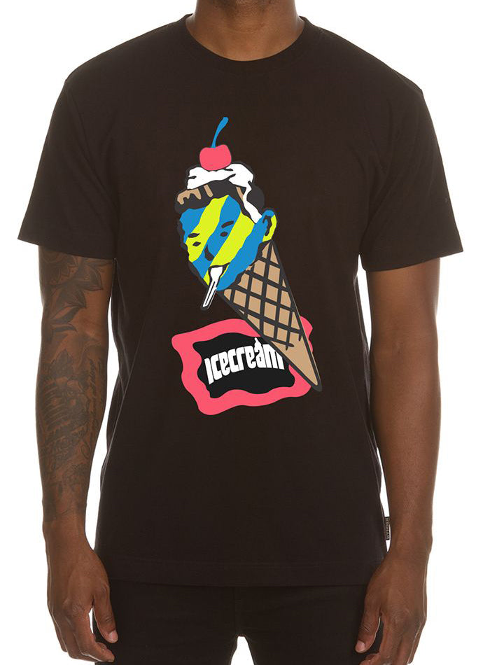 ICECREAM Cone Man SS Tee in black – view 1 of 1
