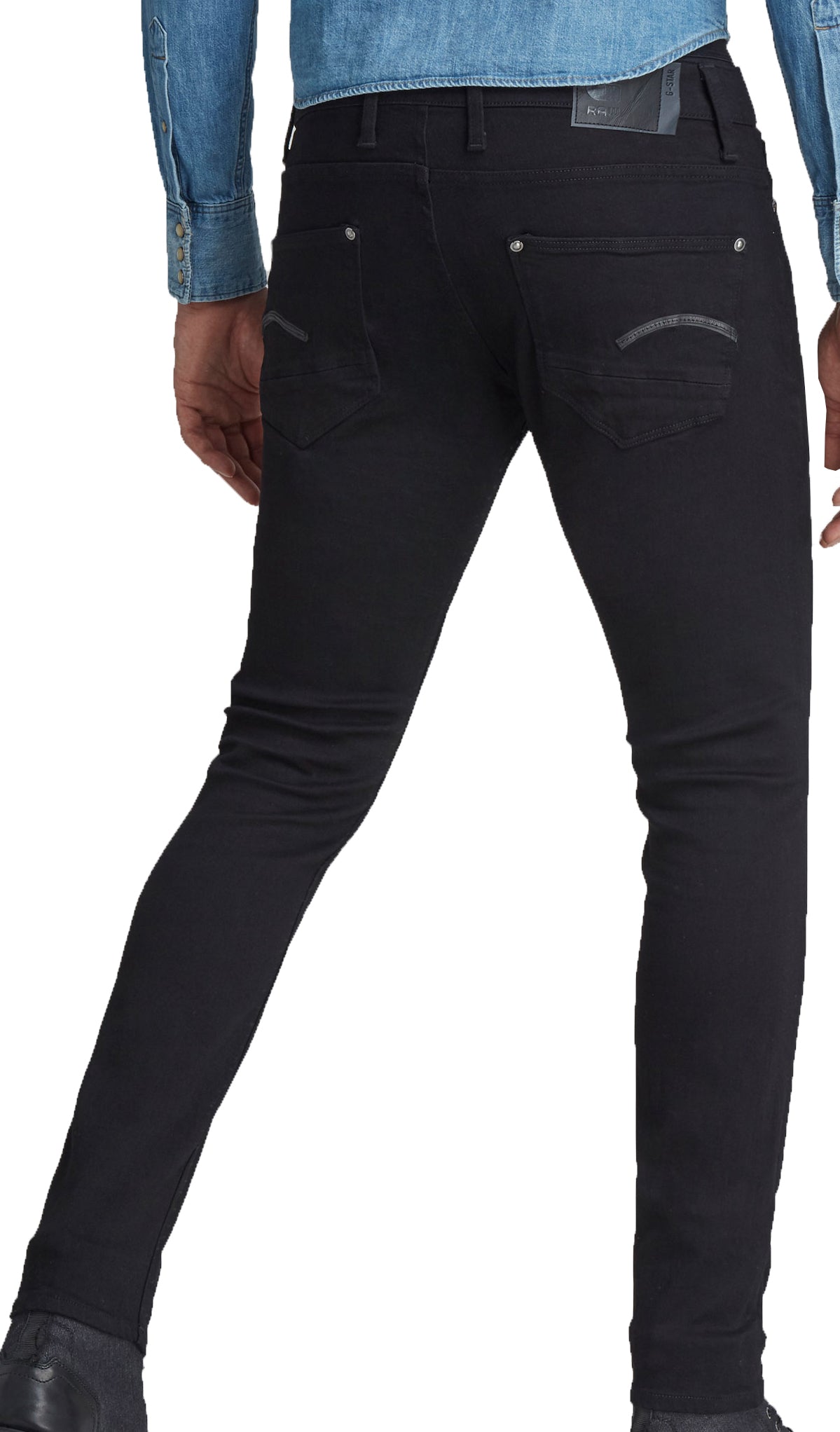 G-Star Raw Revend Skinny Jeans in pitch black – view 3 of 3