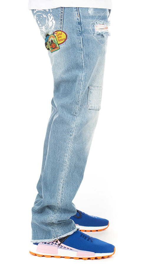 Billionaire Boys Club BB Copilot Jeans in extra light blue – view 3 of 3