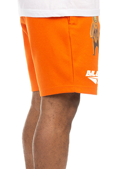 BB PEAK SHORTS - RED ORANGE