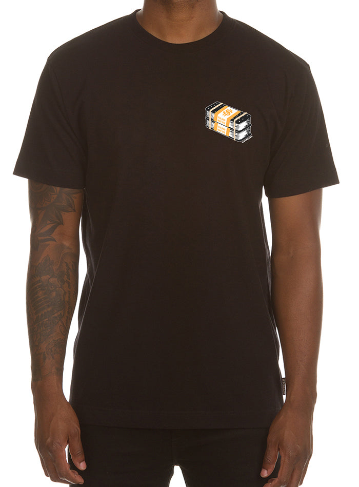 STACKS SS TEE - BLACK