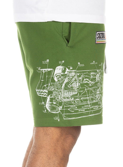 BB DIPSTICK SHORT - GARDEN GREEN