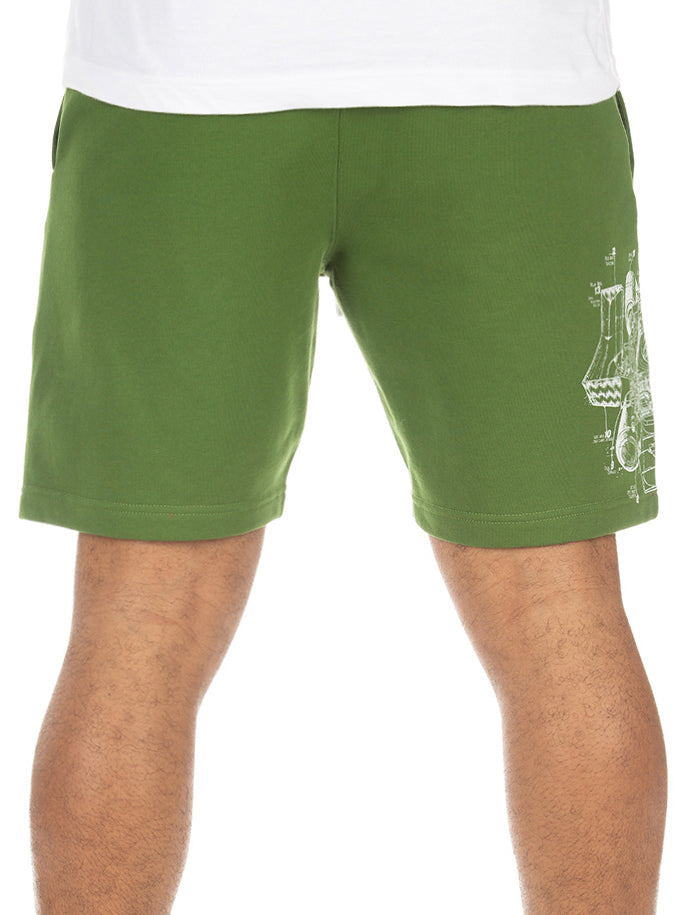 BB DIPSTICK SHORT - GARDEN GREEN
