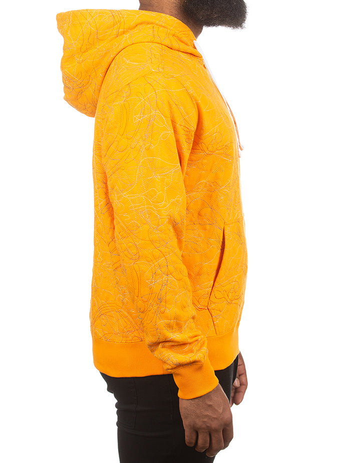 BB Scribble Hoodie-Orange