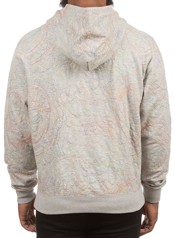 BB Scribble Hoodie-Gray