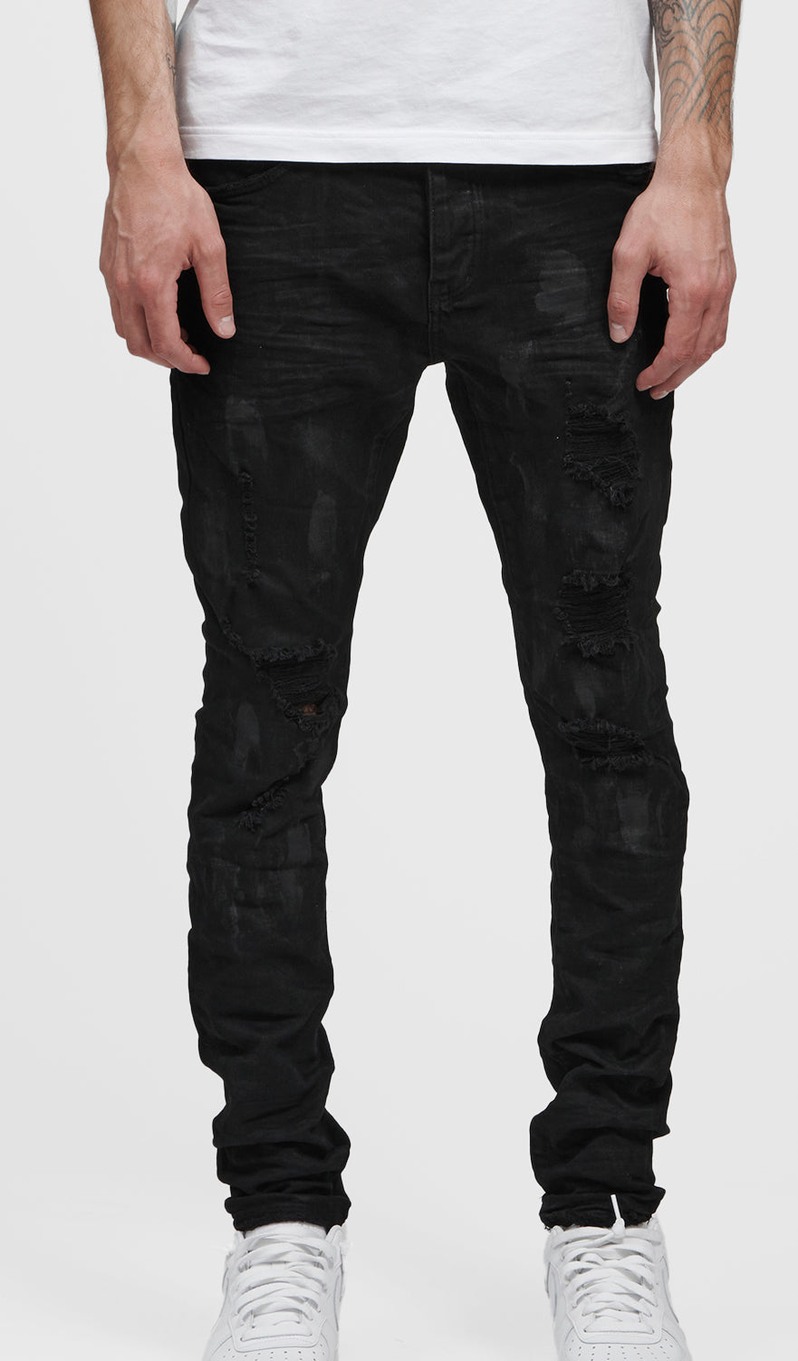 Men's Slim Fit Low Rise with Slim Leg Bottoms