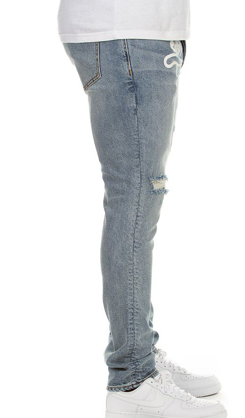 Running Dog Jean - Light Blue Jean