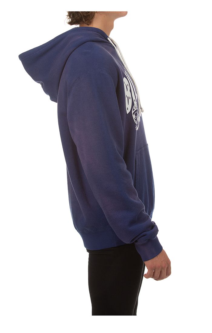 BB VINTAGE ARCH HOODIE -  BLUE DEPTHS