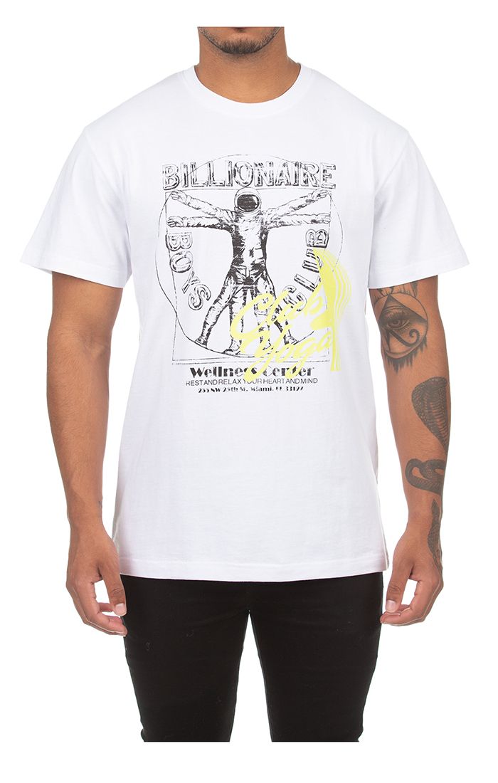 Billionaire Boys Club BB Wellness Tee in Bleach White – view 1 of 3