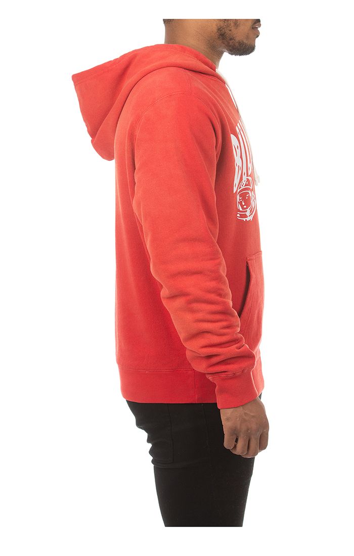 Billionaire Boys Club BB Vintage Arch Hoodie in lollipop red – view 3 of 3