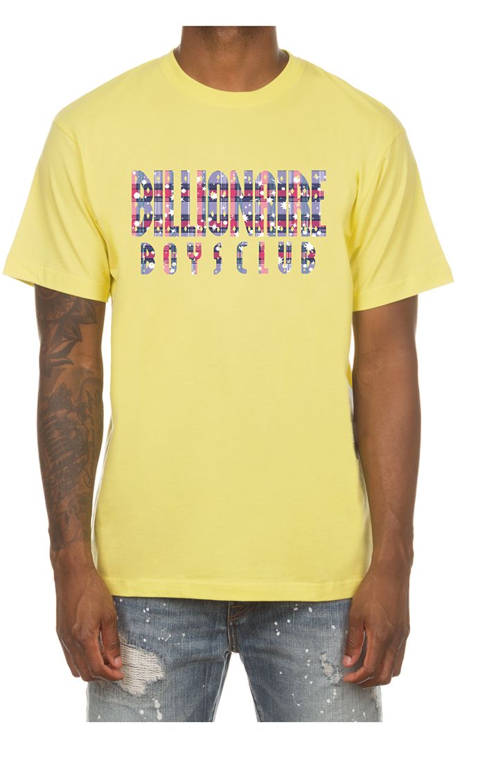 Billionaire Boys Club BB COSMIC DUST SS TEE - YELLOW CREAM