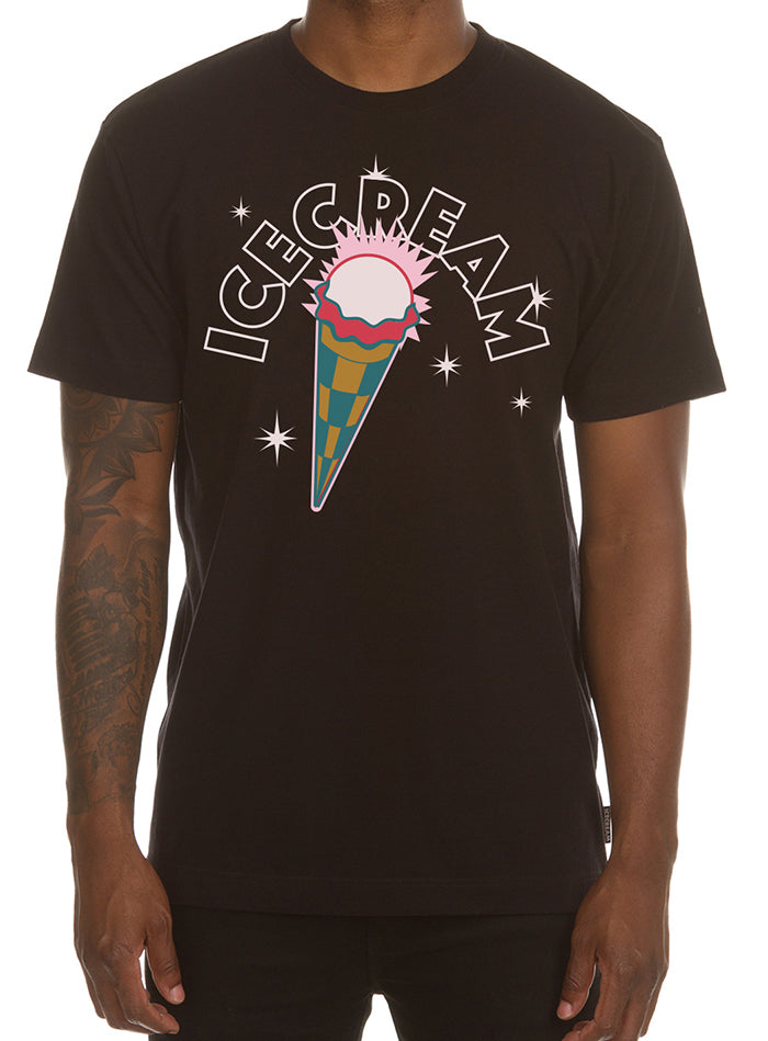 ICECREAM Spark SS Tee in black – view 1 of 1
