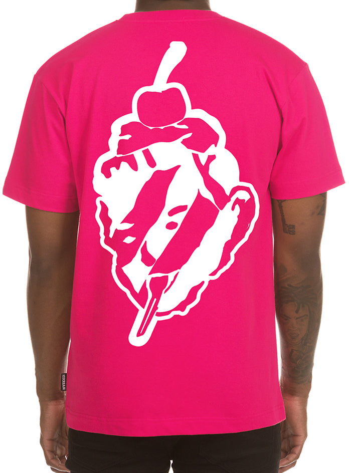 FACE OFF SS TEE-PINK