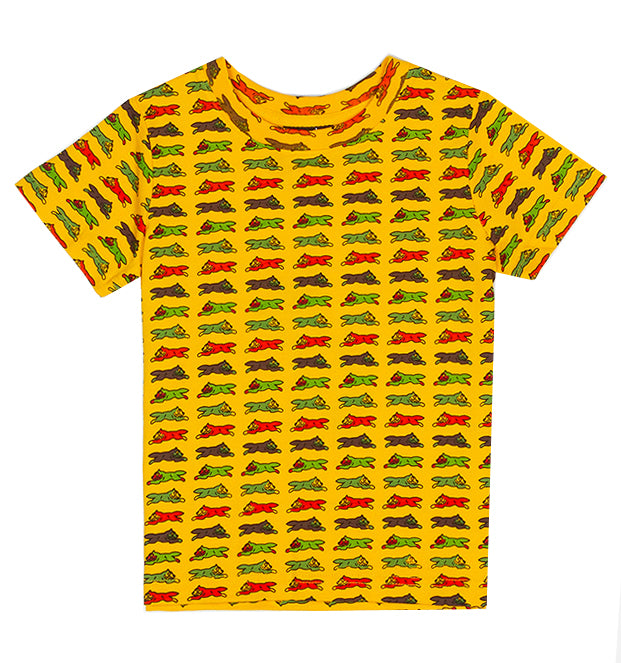 TRUFFLE SS KNIT TEE-YELLOW