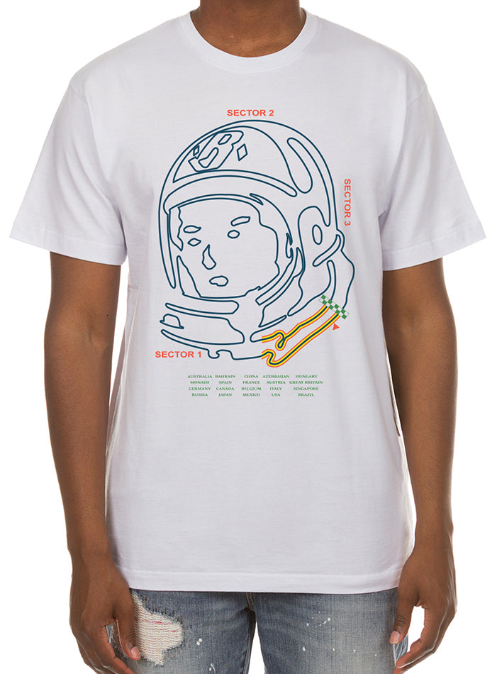 Billionaire Boys Club BB Track SS Tee - Bleach White