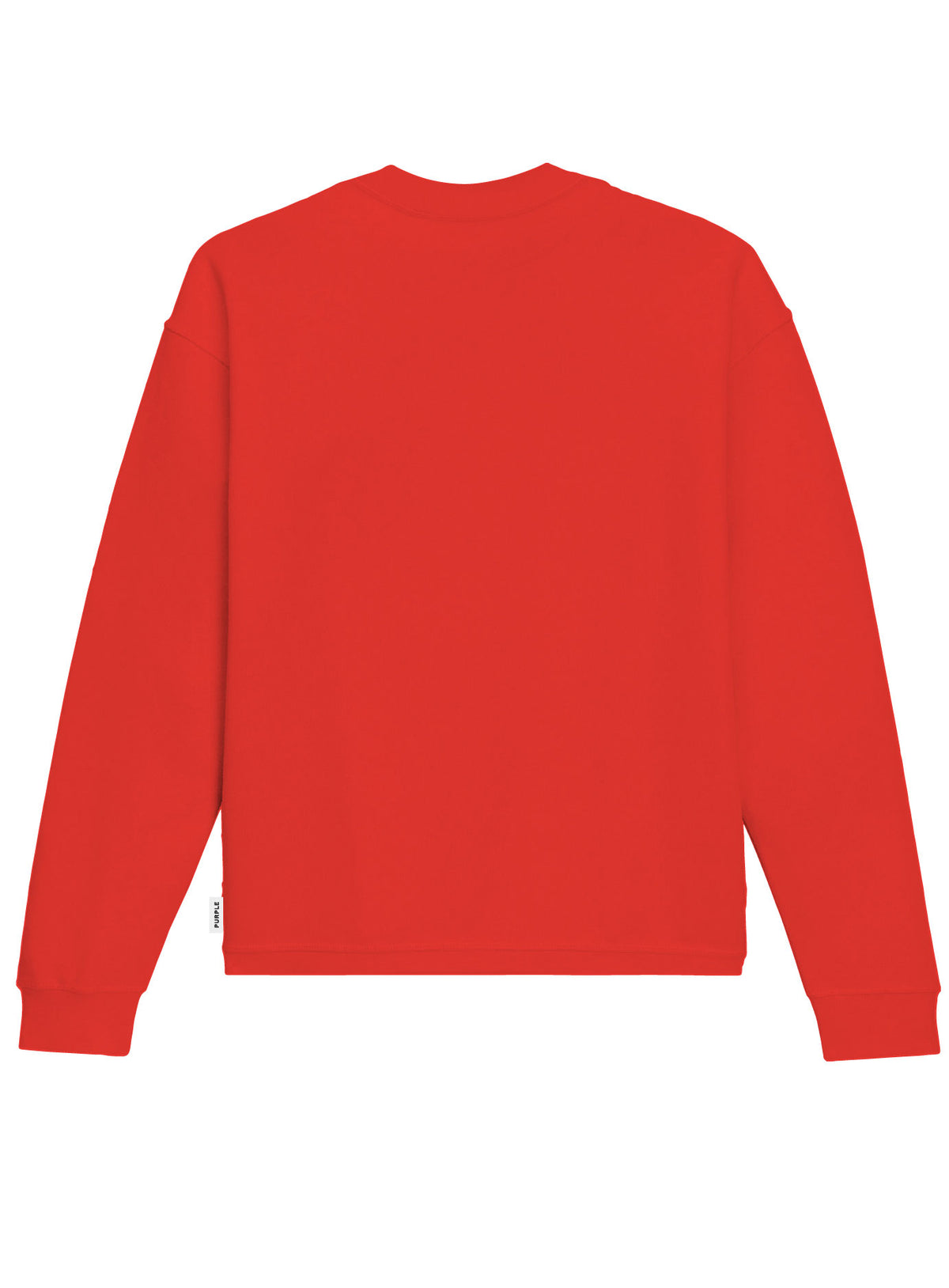 TEXTURED JERSEY LONG SLEEVE TEE - RED