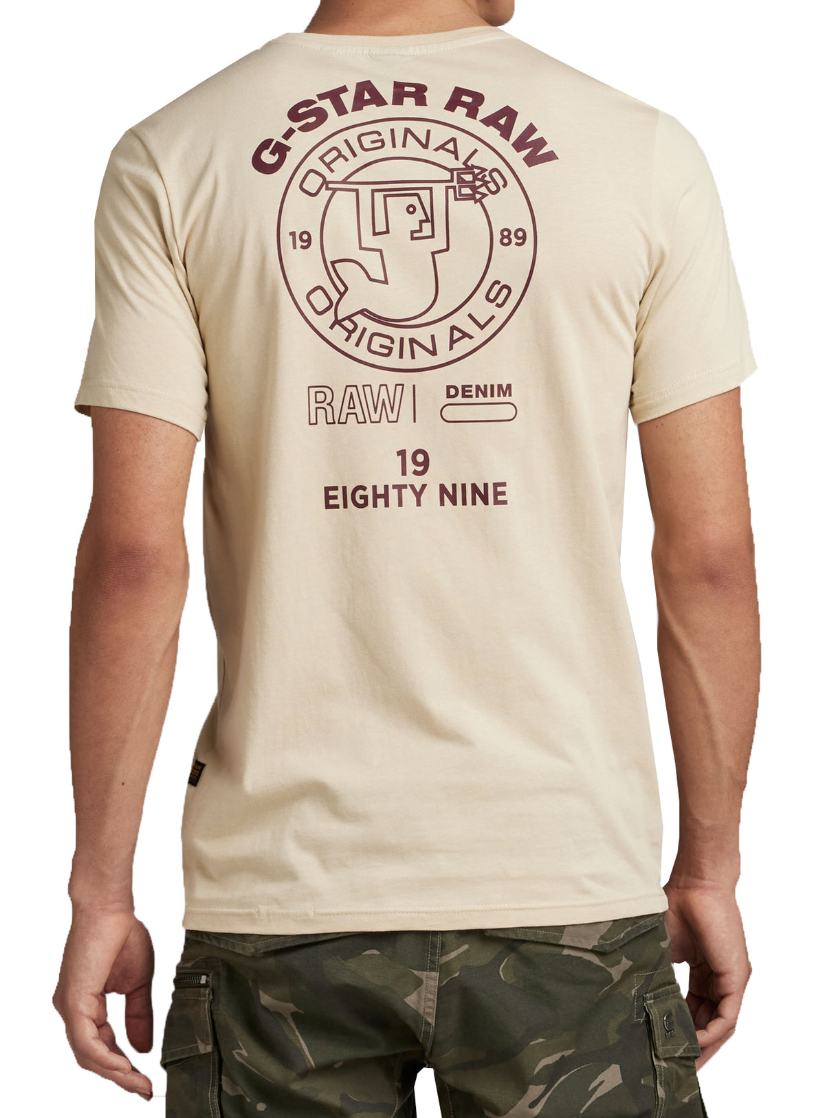 MERMAN BACK GR SLIM V T - BROWN RICE