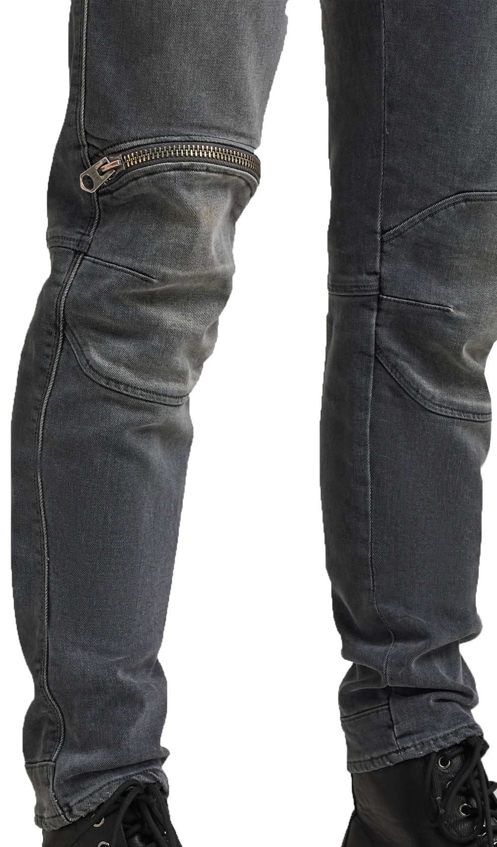 G-Star Raw 5620 3D Zip Knee Skinny Jeans in Faded Blade – view 3 of 4