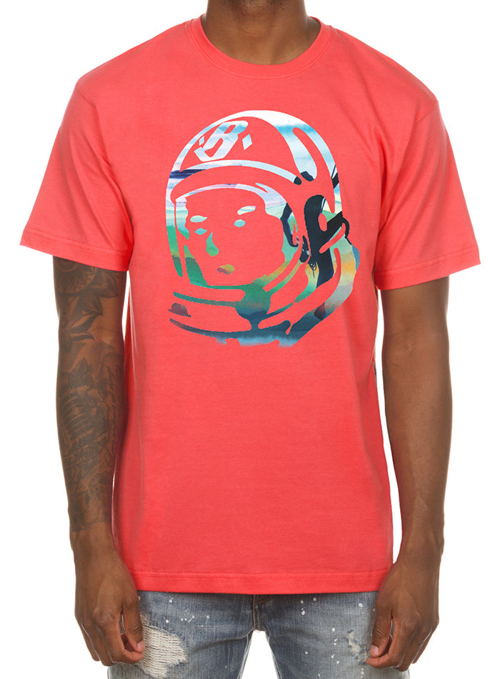 BB HELMET SS TEE - HOT CORAL