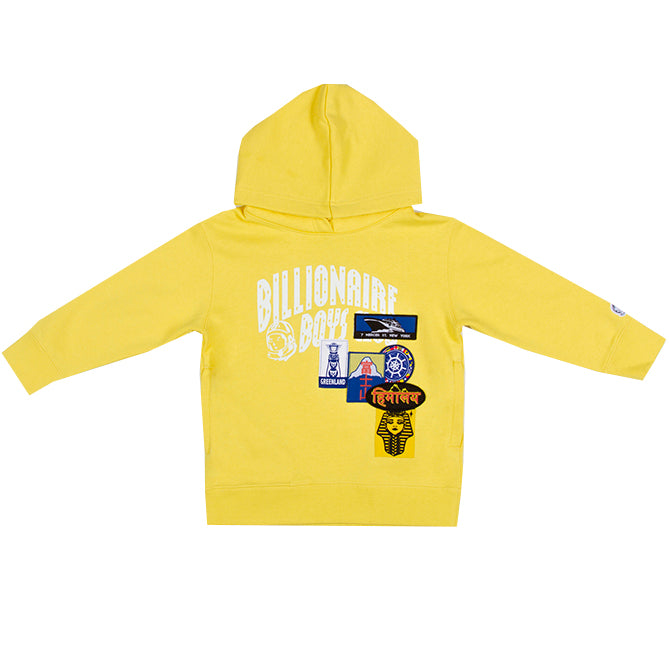 Billionaire Boys Club kids BB International Hoodie in Lemon Zest – view 1 of 1