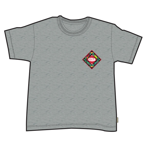 Icecream Kids Diamonds Short Sleeve Tee in heather grey – view 2 of 2