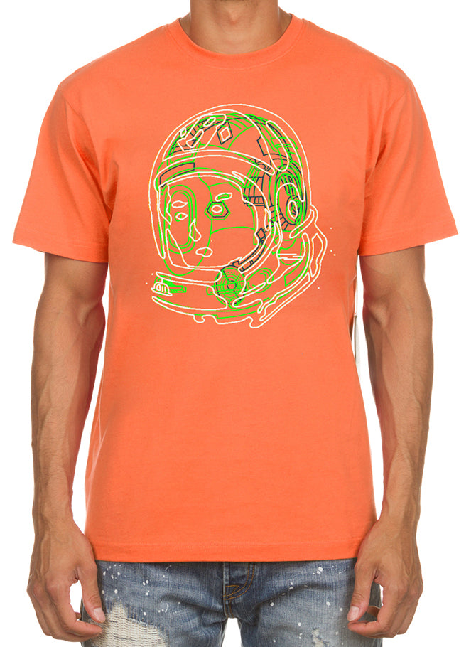 Billionaire Boys Club BB Helmet SS Tee in nectarine – view 1 of 1