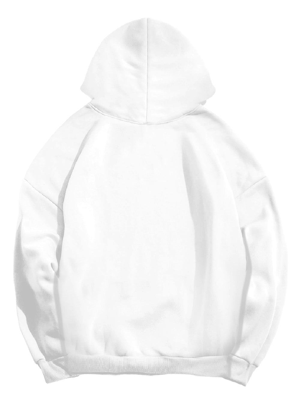 Purple Brand French Terry Po Hoody in Brilliant White – view 3 of 4
