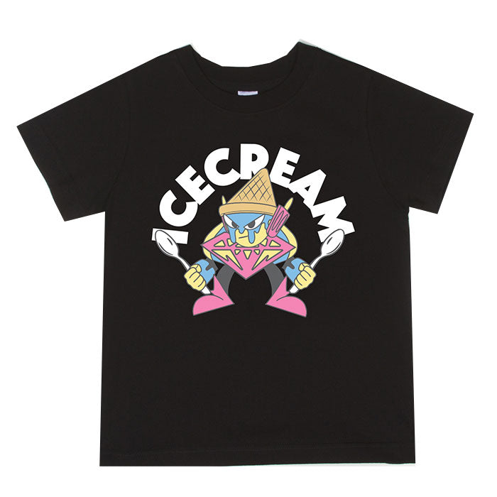 SCOOPS SS TEE - BLACK