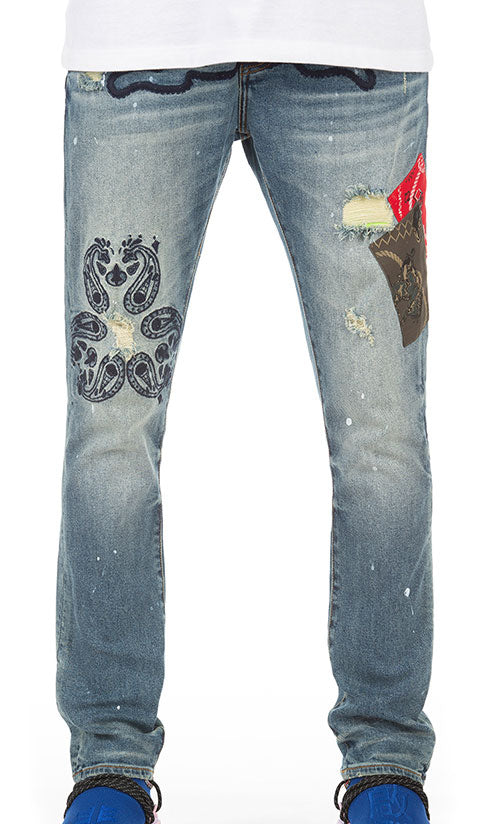 ICECREAM Bandana Jeans in Blueberry – view 1 of 2