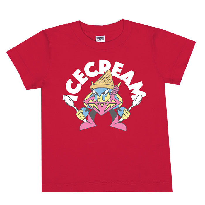 ICECREAM Kids Scoops Short Sleeve Tee in tomato red – view 1 of 1