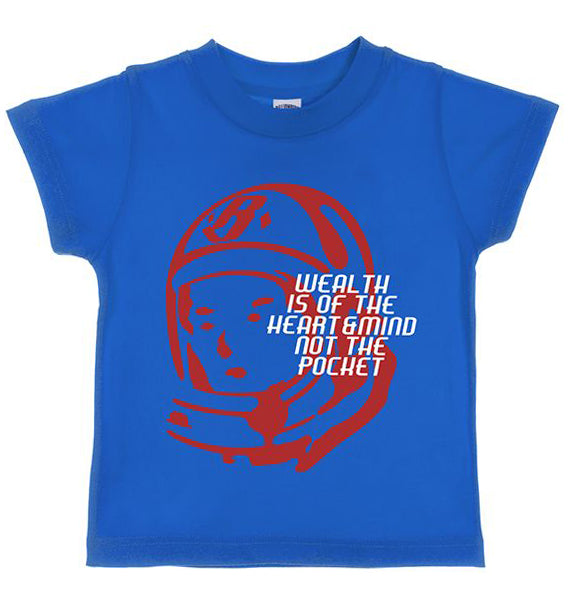 Billionaire Boys Club Kids BB WHM Short Sleeve Tee in sky diver – view 1 of 1
