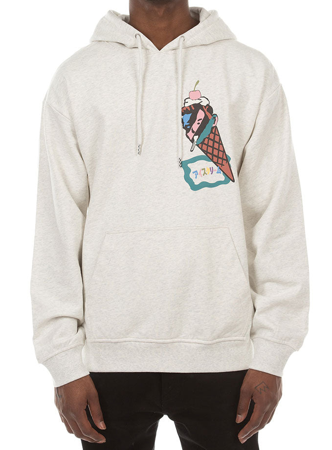 COLOUR HOODIE - LIGHT HEATHER GREY